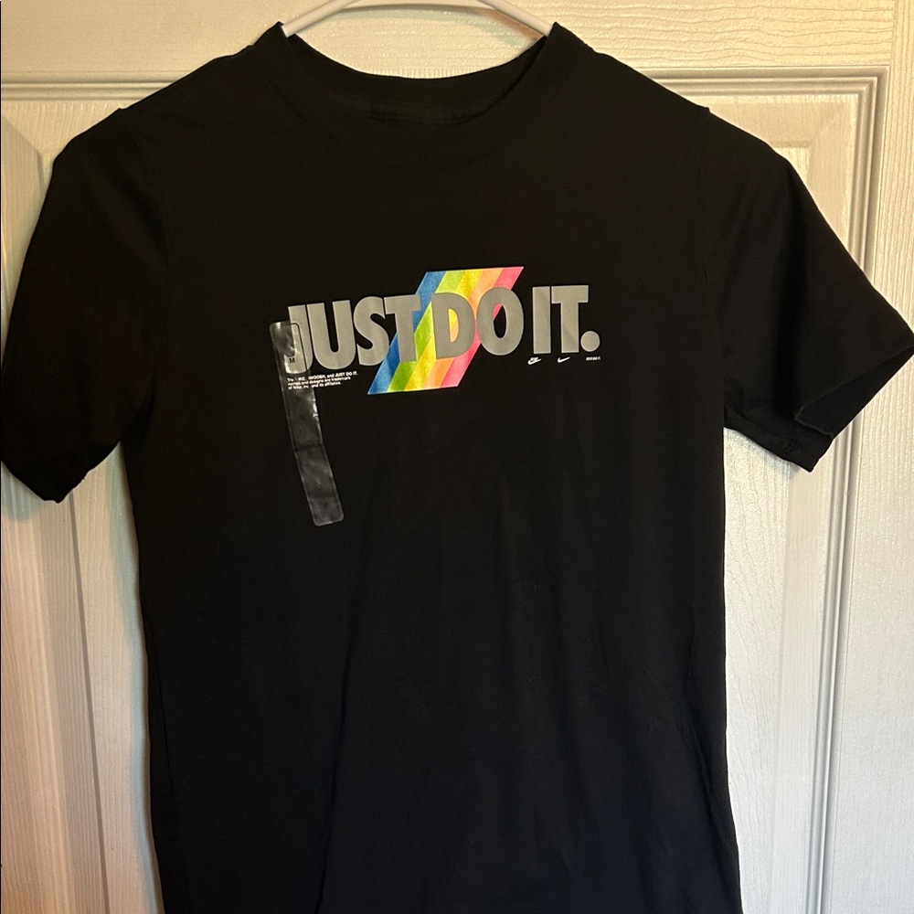 Nike Black 'Just Do It' Kids Tee